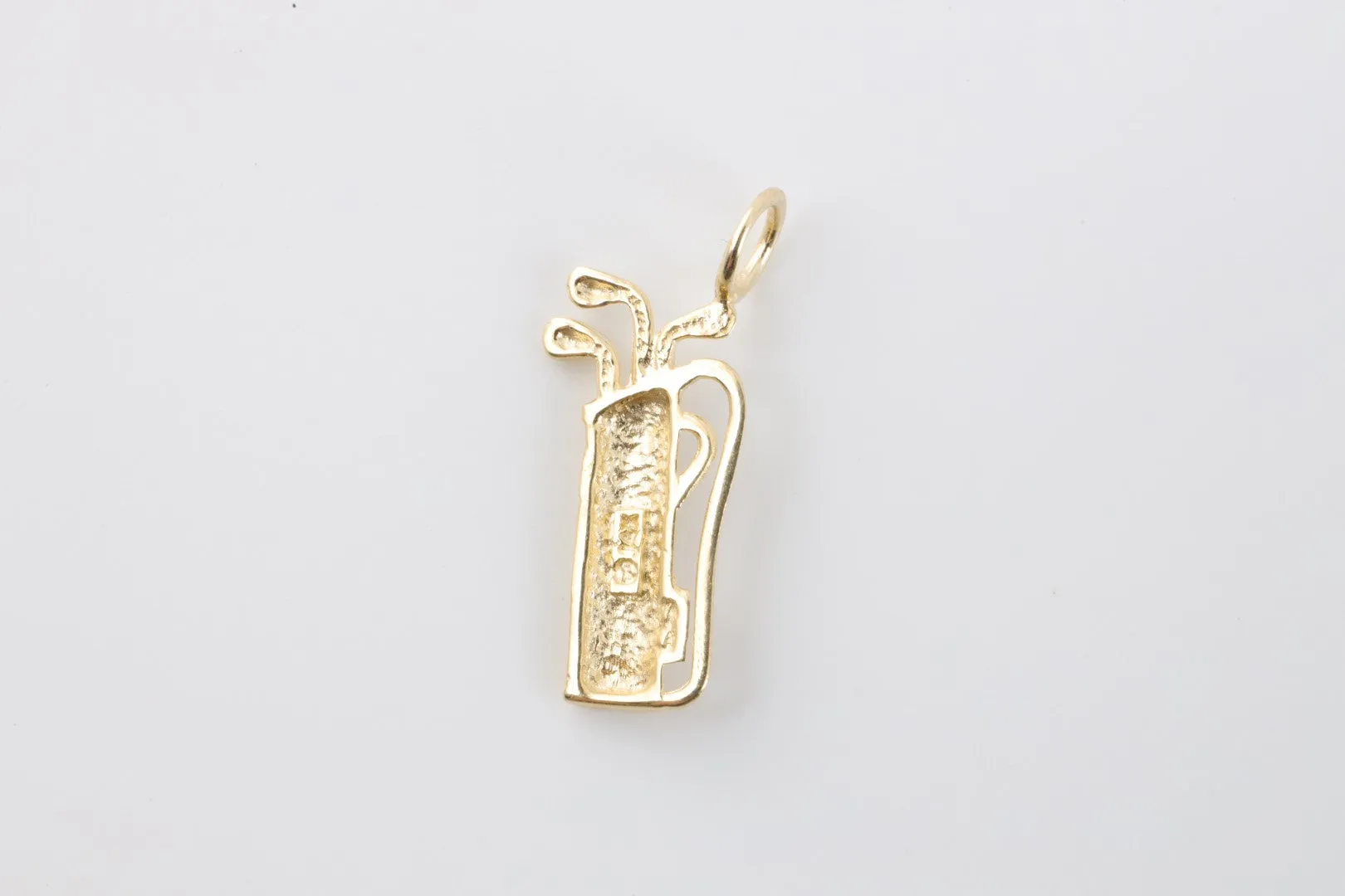 14k Yellow Gold Golf Bag Pendant (0.66g.)