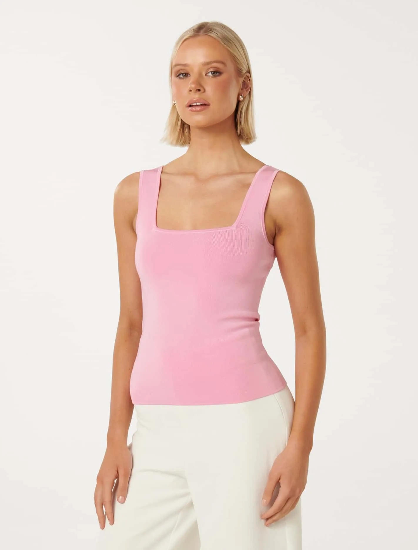 Ava Square Neck Tank Top