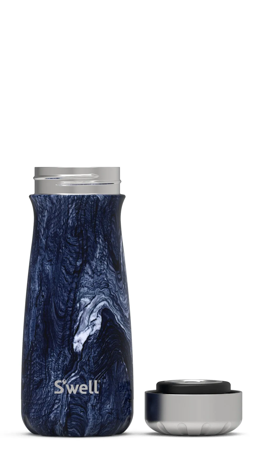 Azurite Marble Traveler - Stainless Steel S'well Water Bottle