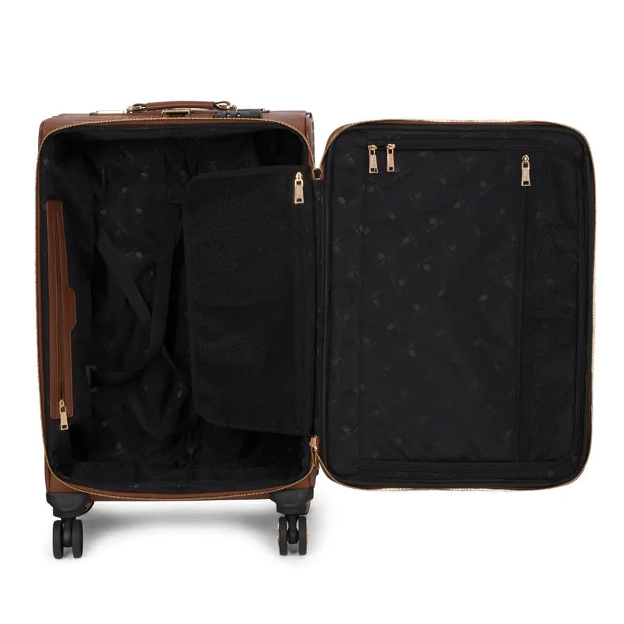 Caramel Apollo 2 Faux Crocodile Skin 2 Piece Suitcases