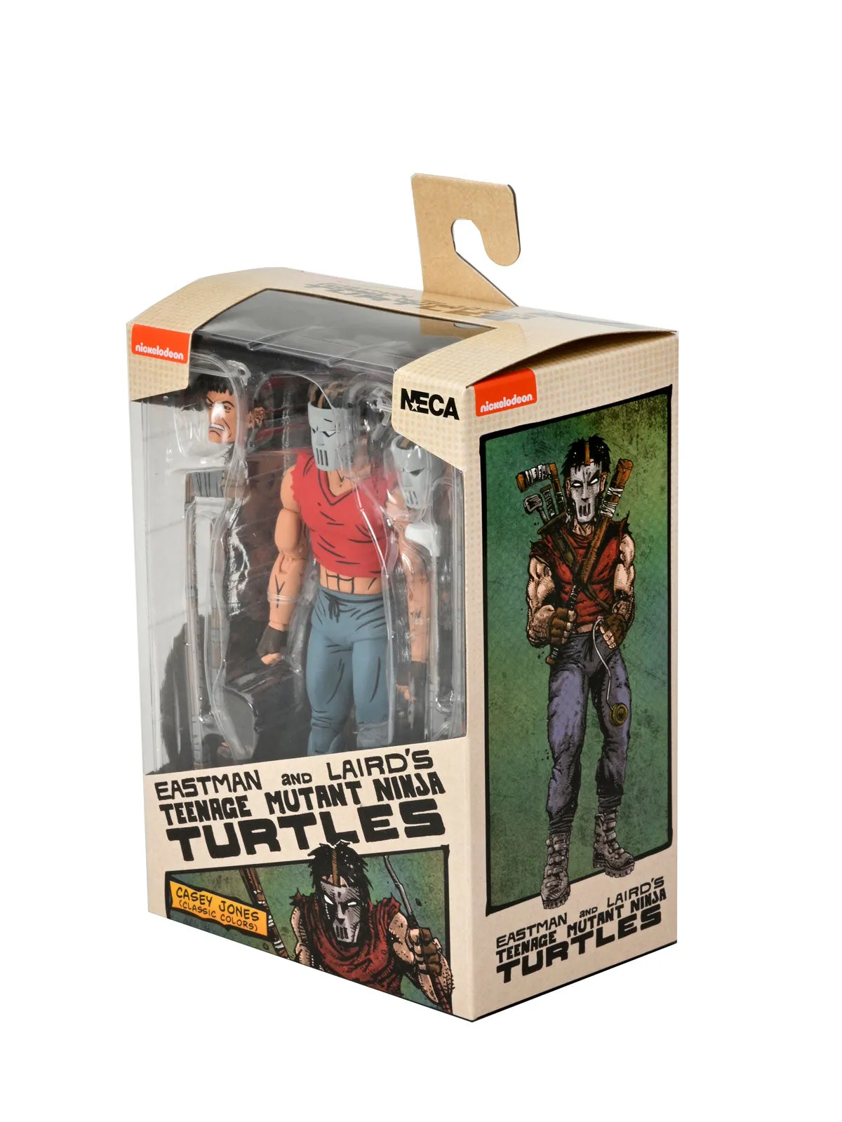 Casey Jones in Red Shirt - 7” Scale Action Figure - Teenage Mutant Ninja Turtles: Mirage Comics - NECA Collectibles