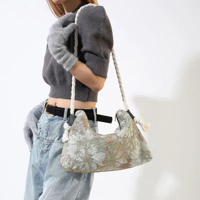 Cotton Printed Small Crossbody Bag