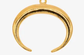 Crescent Moon Charm Wholesale 14K Gold, Solid 14K Gold, G170