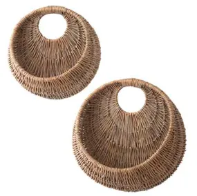 CRESCENT WOVEN BASKETS