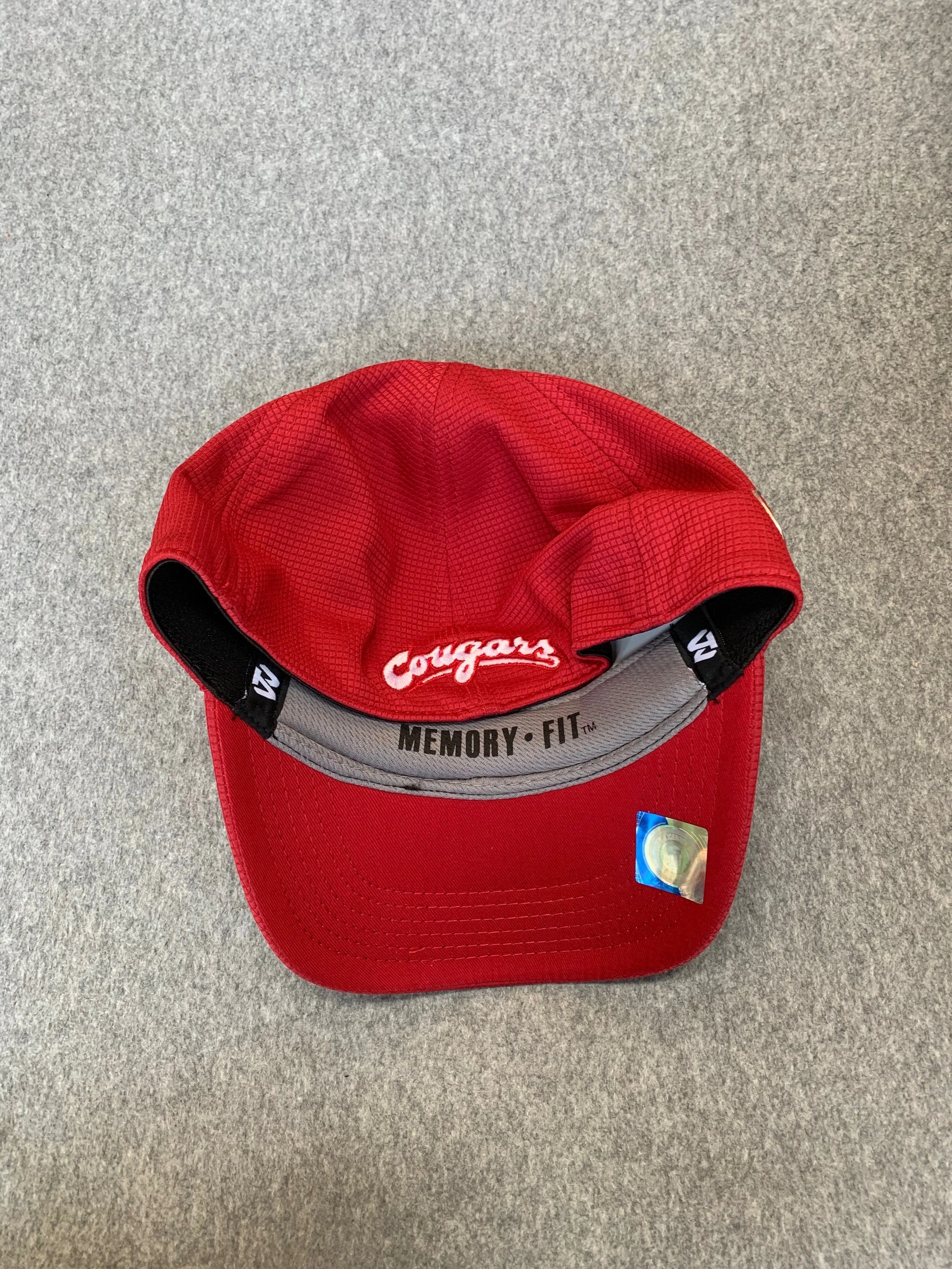 Crimson Coug Hat With Gray Coug