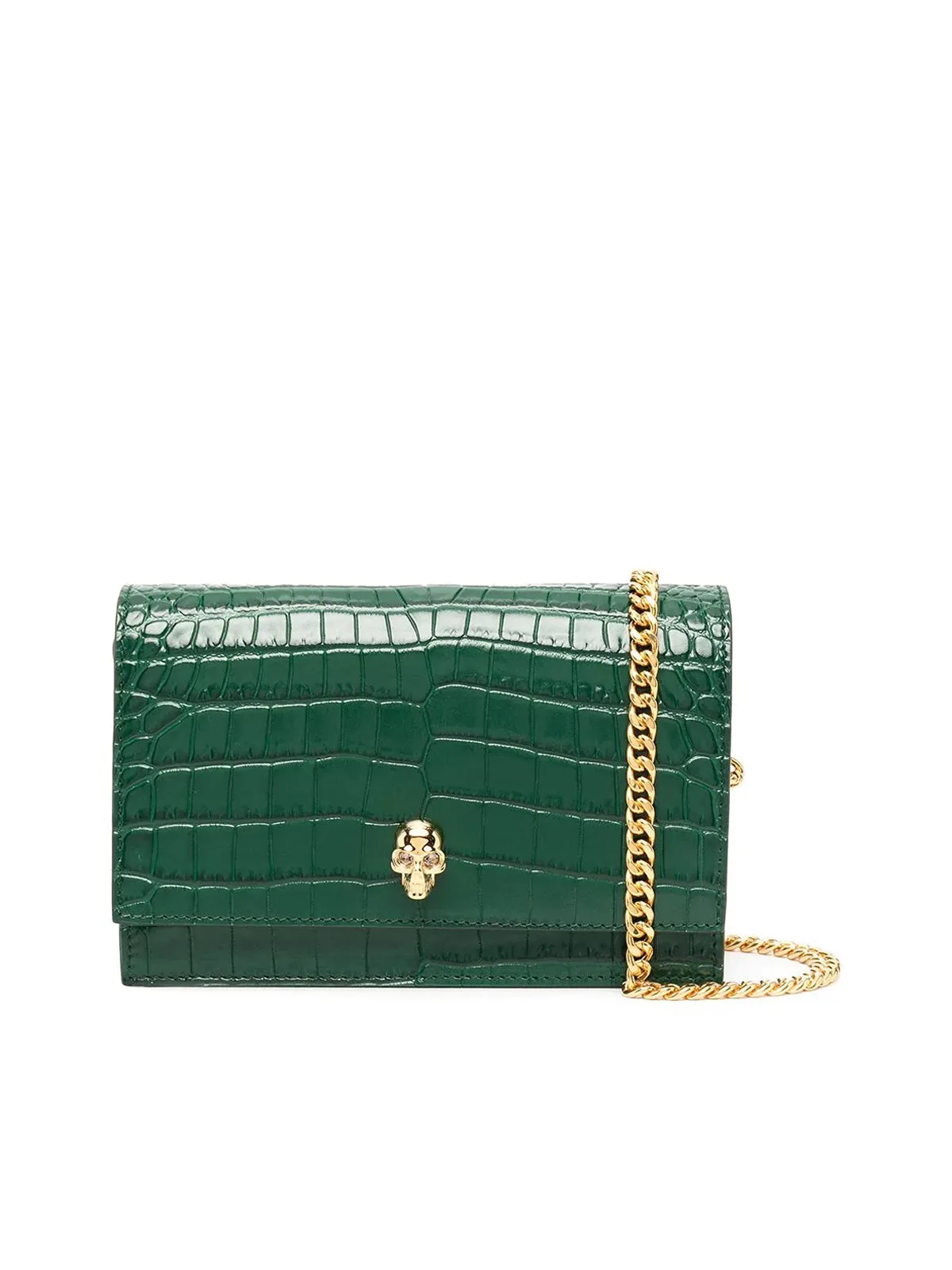 crocodile effect crossbody bag