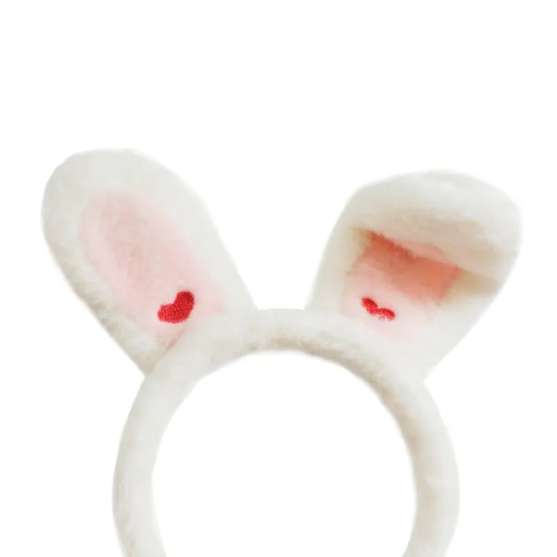 CUTE BUNNY EARS HEART HEADBAND BY62904