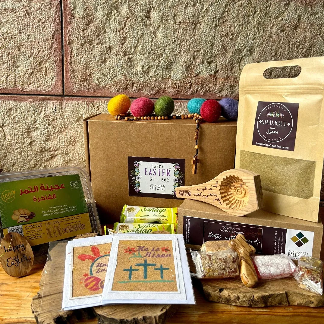 Easter Gift Box from the Holy Land | Chocolate Covered Dates from Palestine