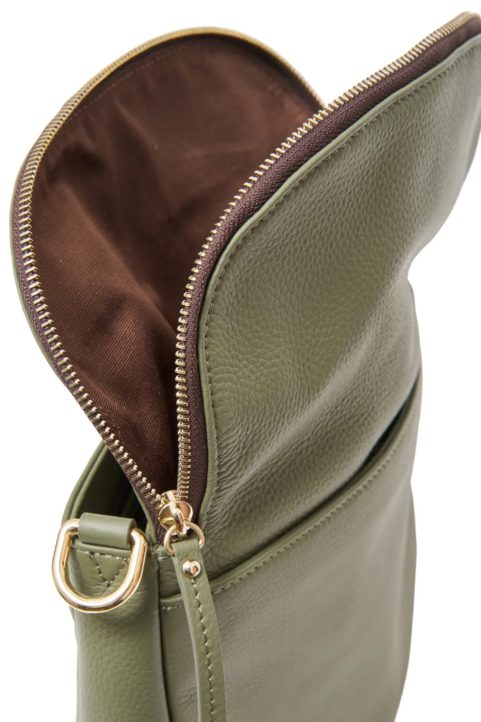 FiFi Cactus Leather Shoulder Bag