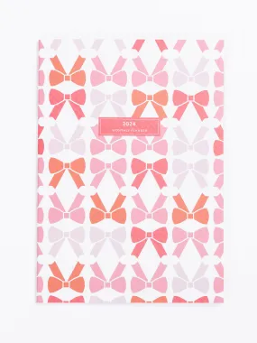 FINAL SALE - 2024 Medium Monthly Planner | Put A Bow On It Pink