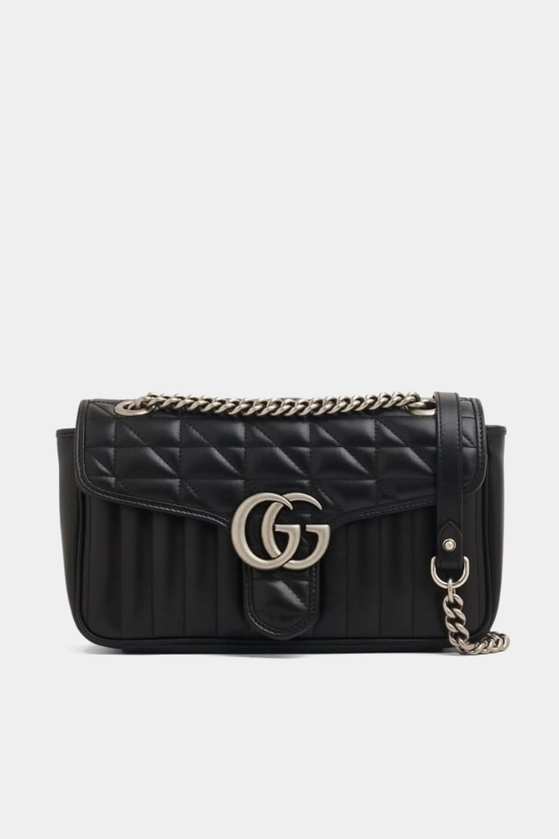 Gg Marmont Black Small Shoulder Bag