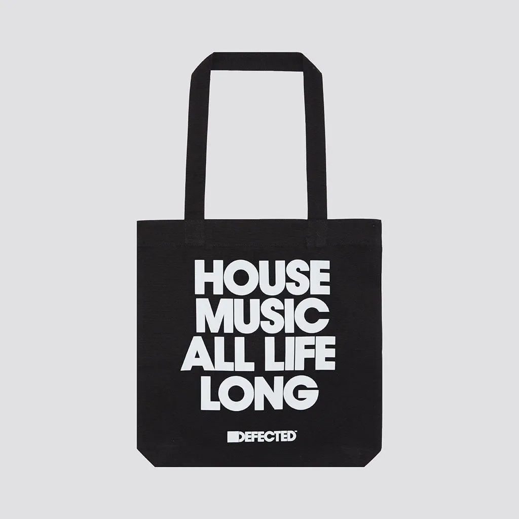 House Music All Life Long Canvas Shopper