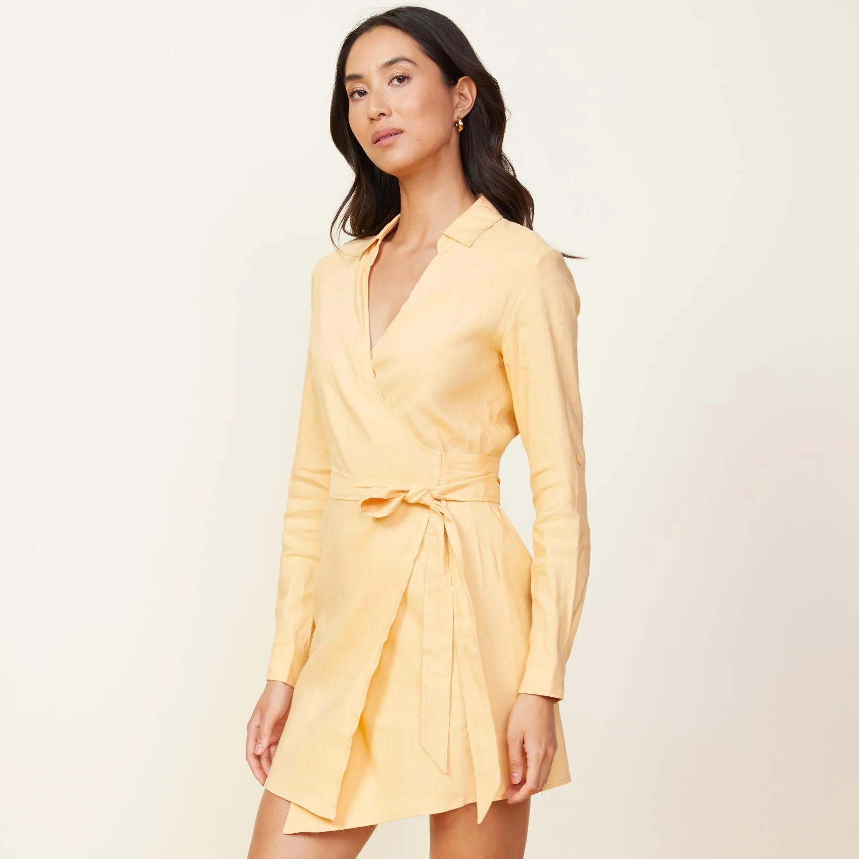 Linen Mini Dress