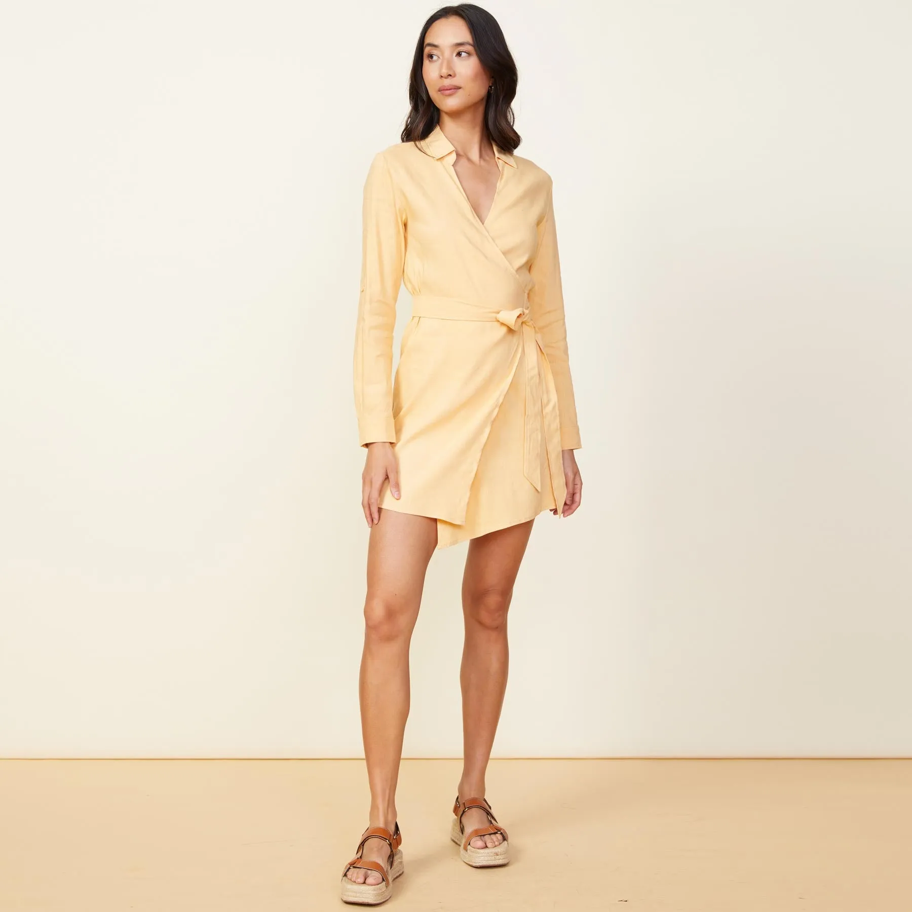 Linen Mini Dress