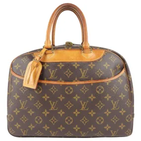 Louis Vuitton Vintage Monogram Coated Canvas Deauville Bowling Bag