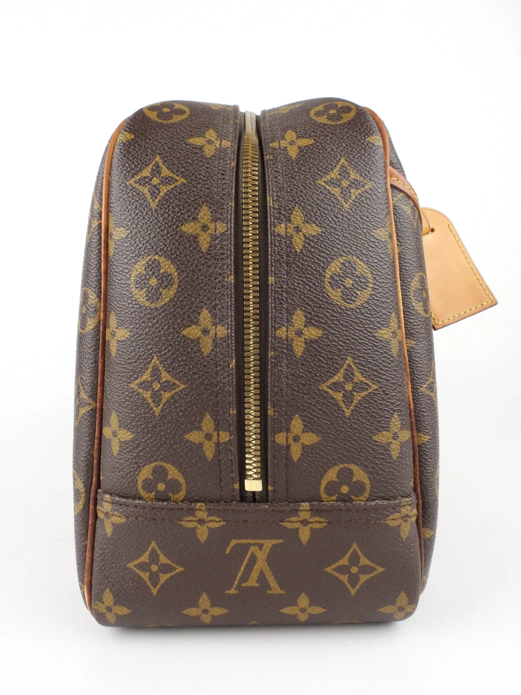 Louis Vuitton Vintage Monogram Coated Canvas Deauville Bowling Bag