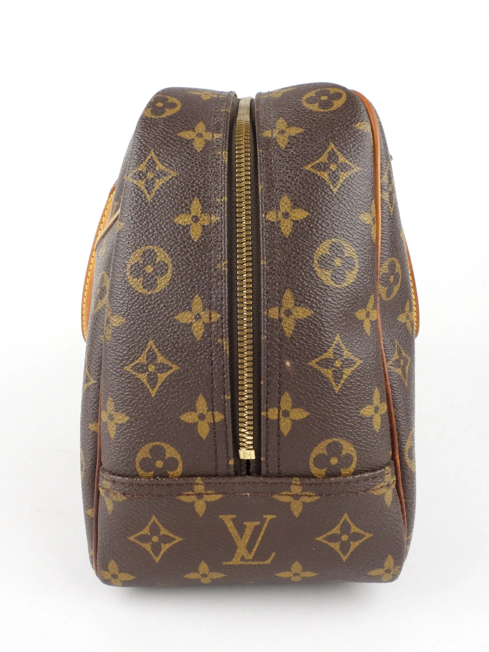 Louis Vuitton Vintage Monogram Coated Canvas Deauville Bowling Bag