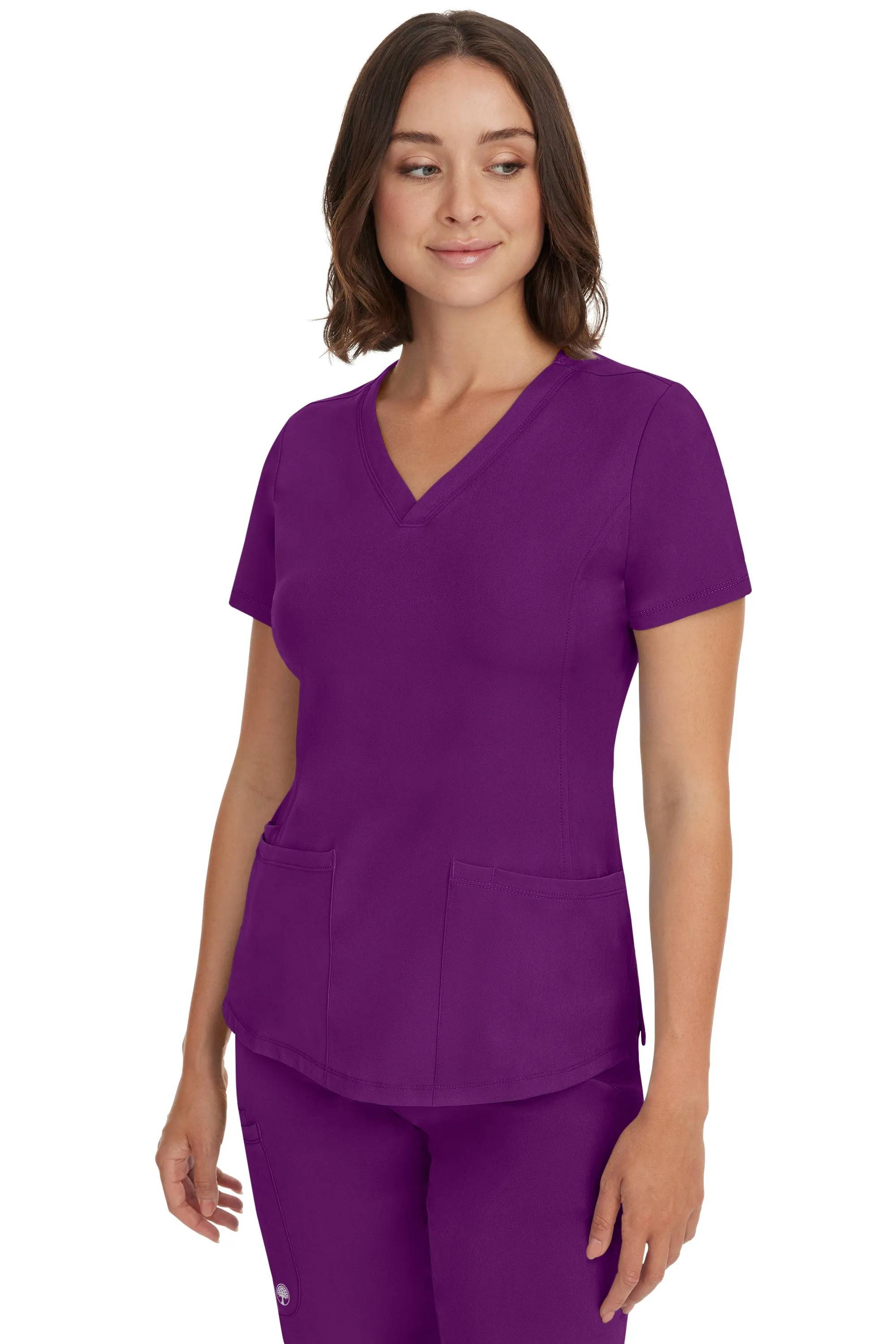 Mercy College Student Scrub Top - Healing Hands Women's 2500