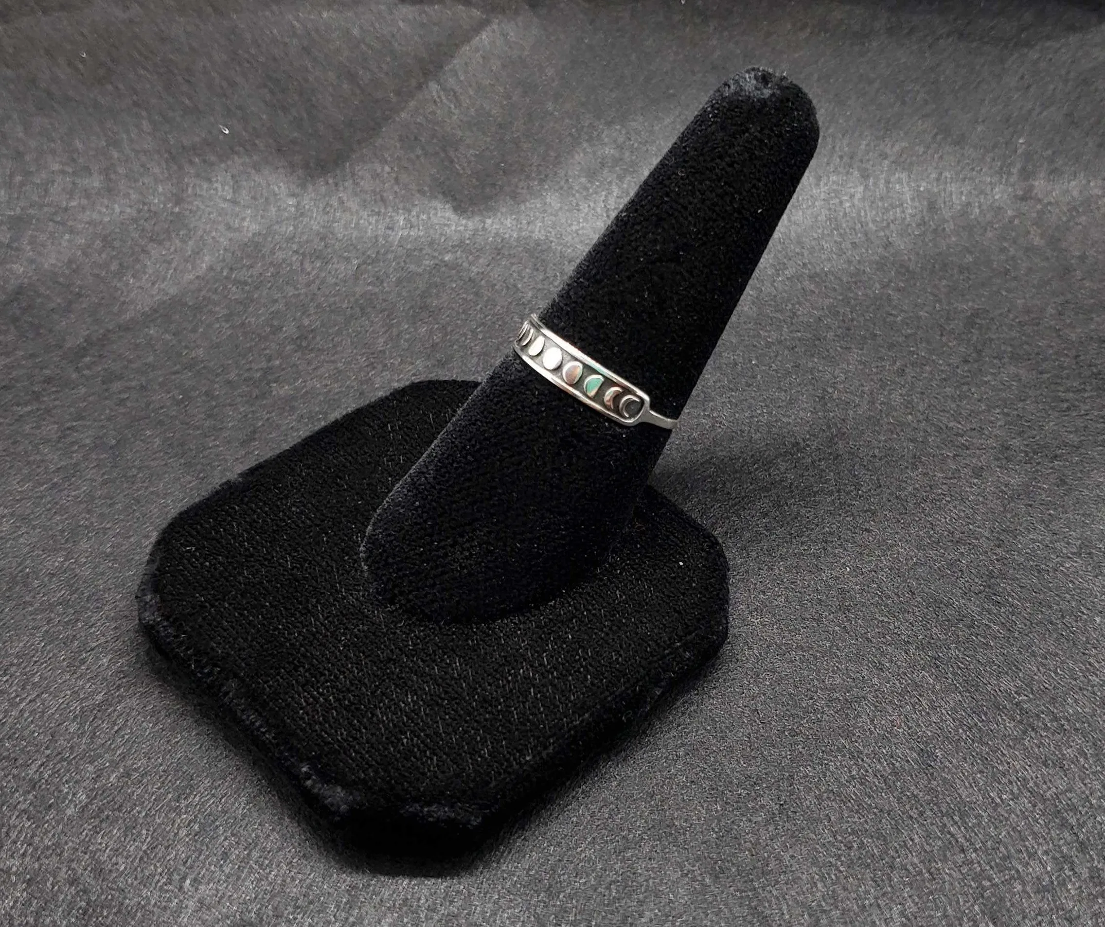 Moon phase Ring