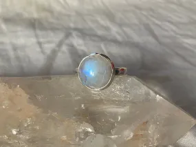 Moonstone Ari Ring - Small Round