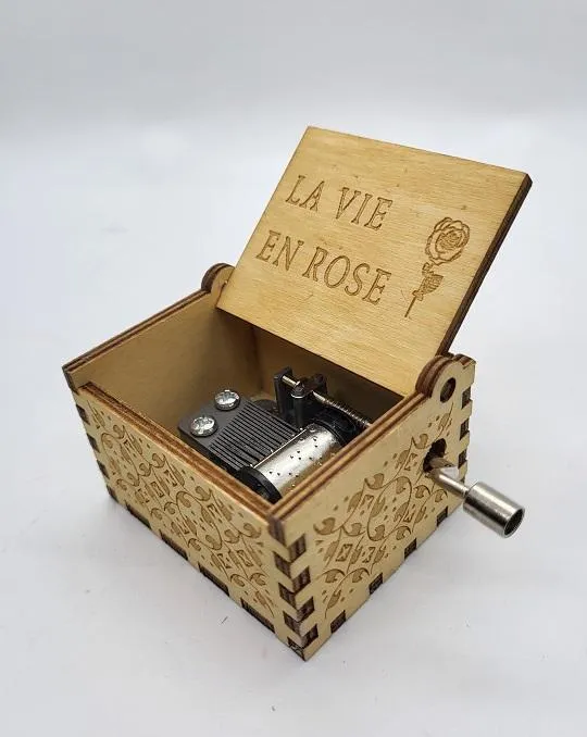 Music Box, Wood in Assorted Colors and Musical Sounds