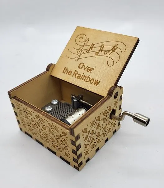 Music Box, Wood in Assorted Colors and Musical Sounds