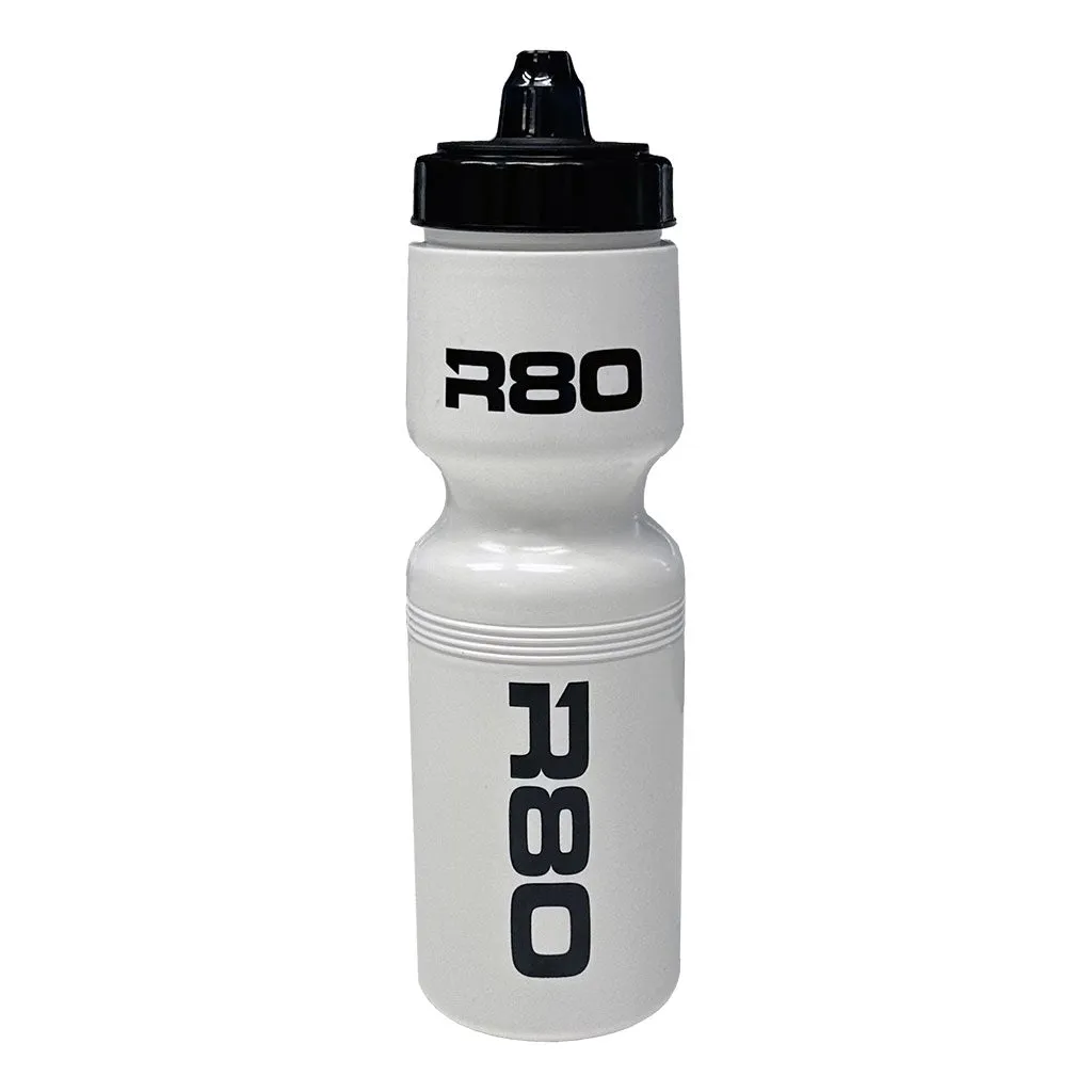 R80 Sure Shot Water Bottle White / Black