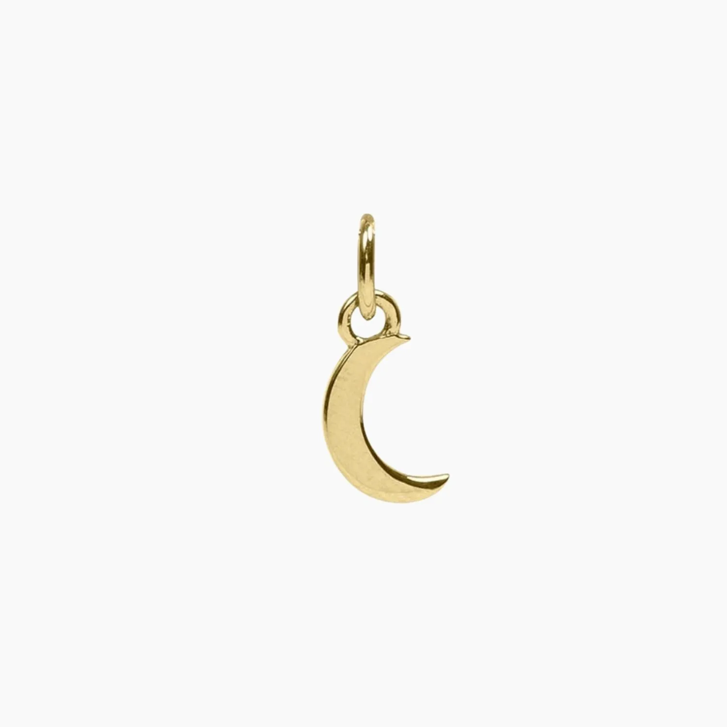 Roma Crescent Moon Charm (Gold)