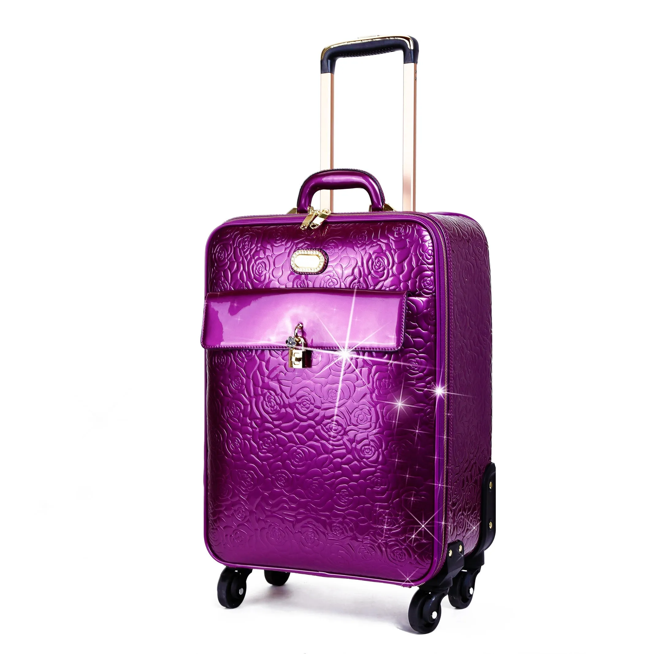 Rosy Lox Luggage Rolling Suitcase Spinner Luggage