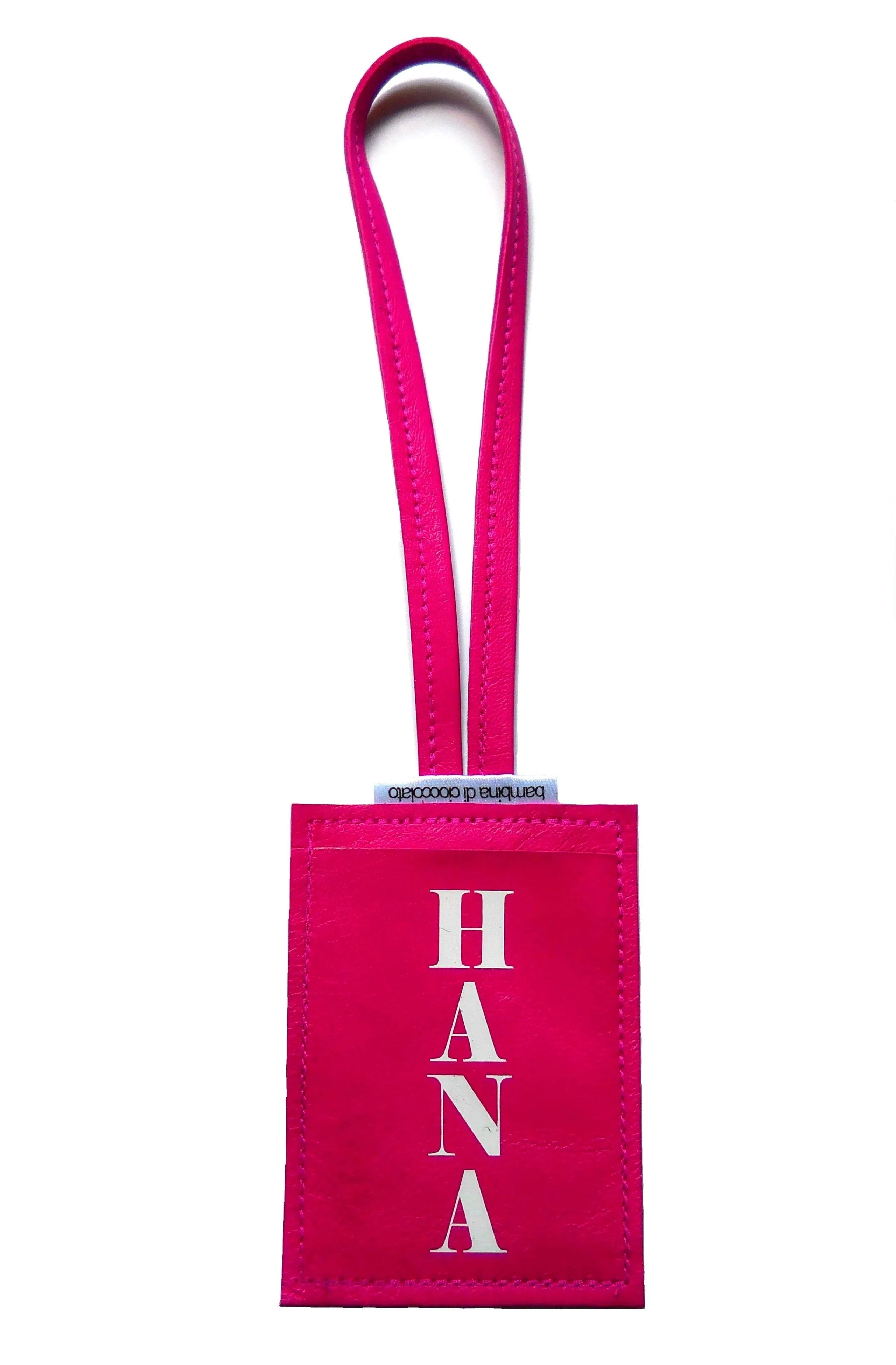 Sasha Personalised Name Luggage Tag