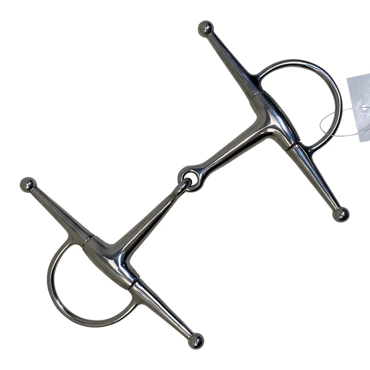 Single Joint Full Cheek Snaffle in Stainess Steel - 4.75