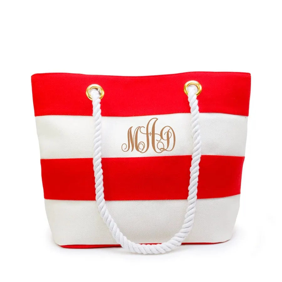 Small Canvas Beach Tote Bag