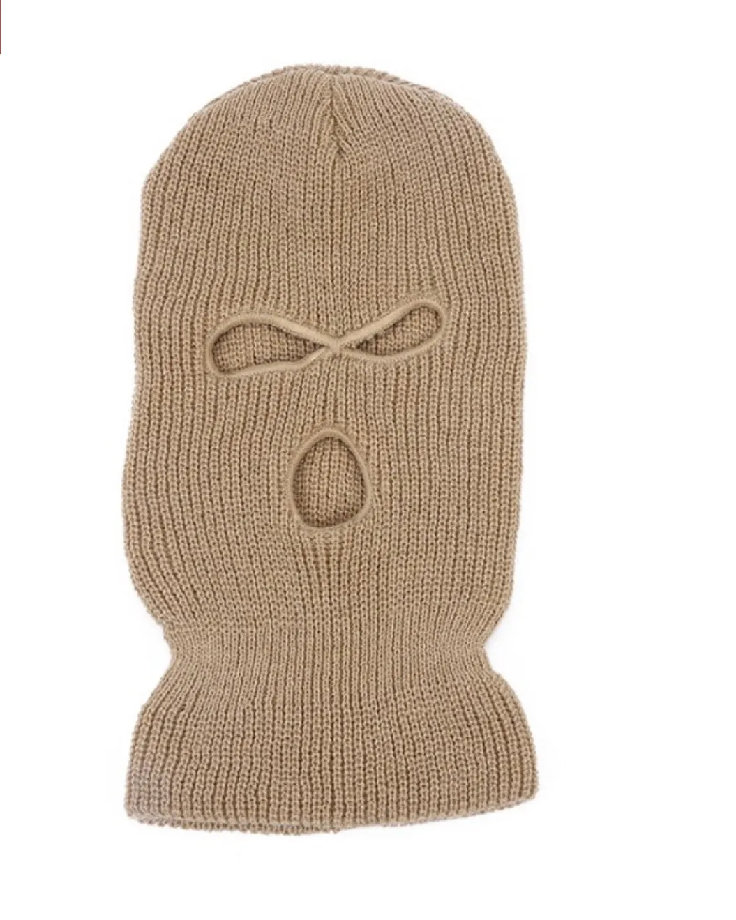 Solid 3-Hole Ski Mask