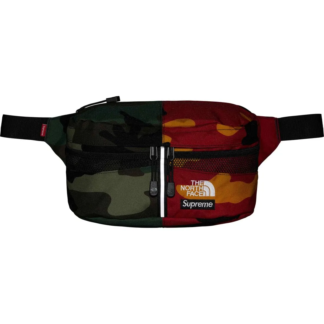 SUPREME TNF SPLIT WAIST BAG-CAMO