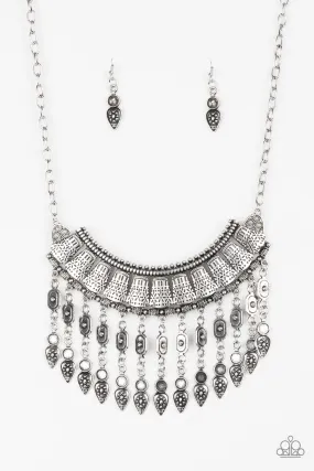 The Desert Is Calling Silver-Necklace