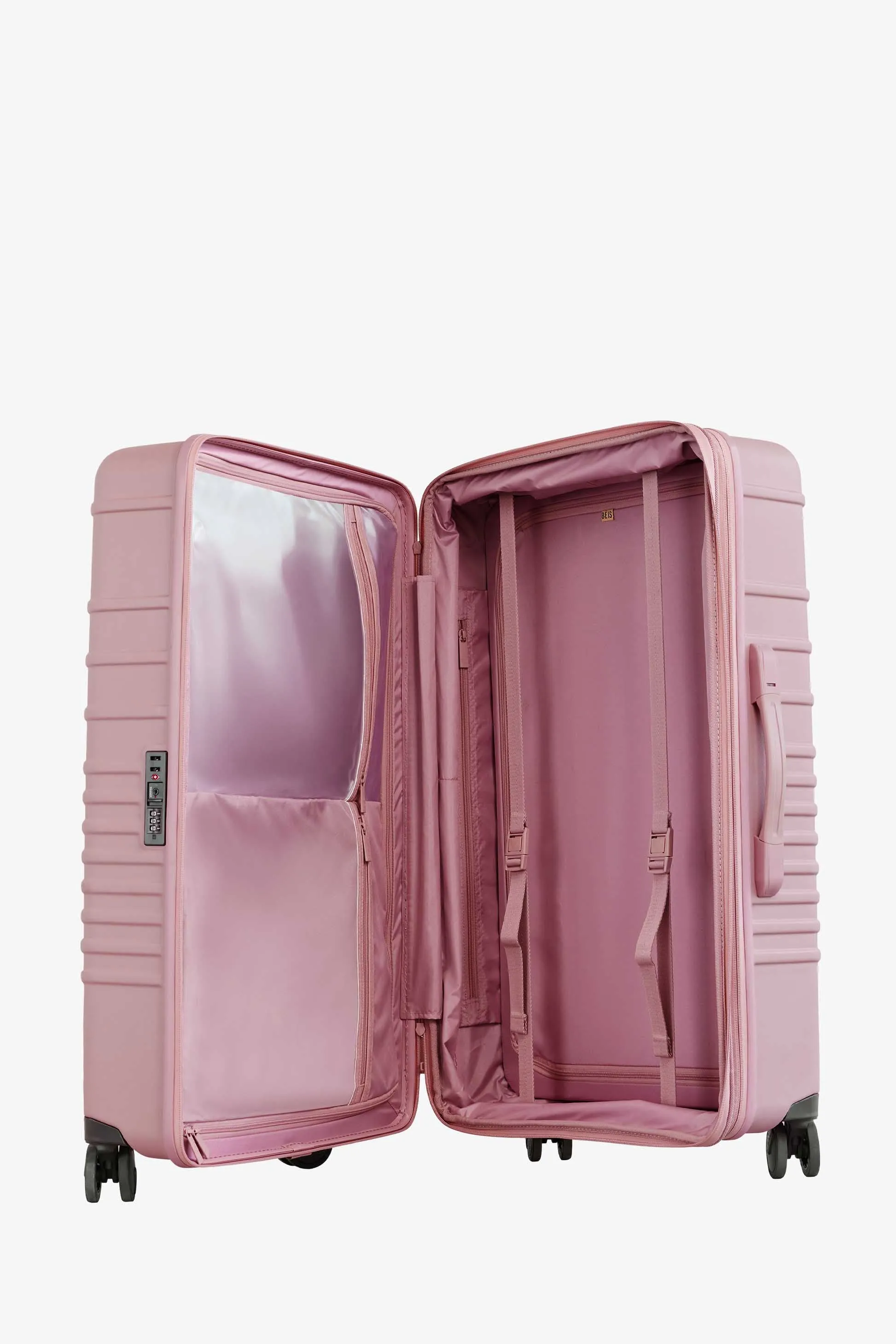 The Large Check-In Roller in Atlas Pink