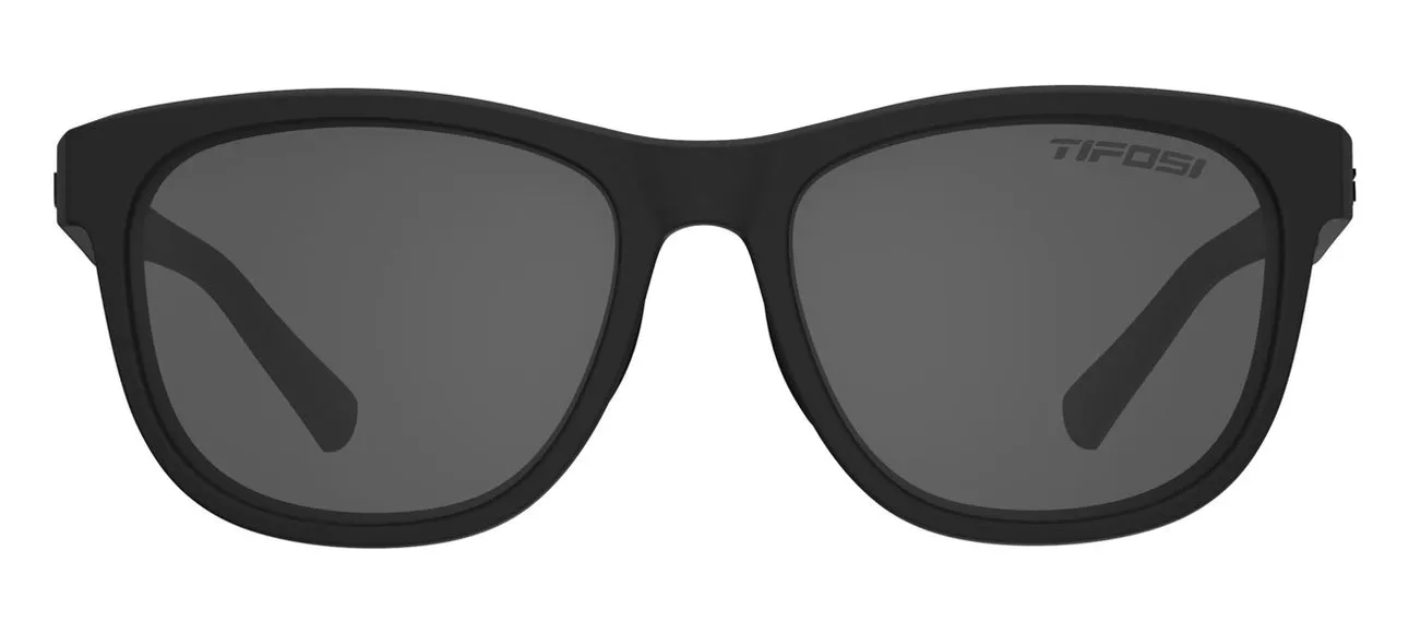 Tifosi Swank Polarized Sunglasses - Smoke Satin Black