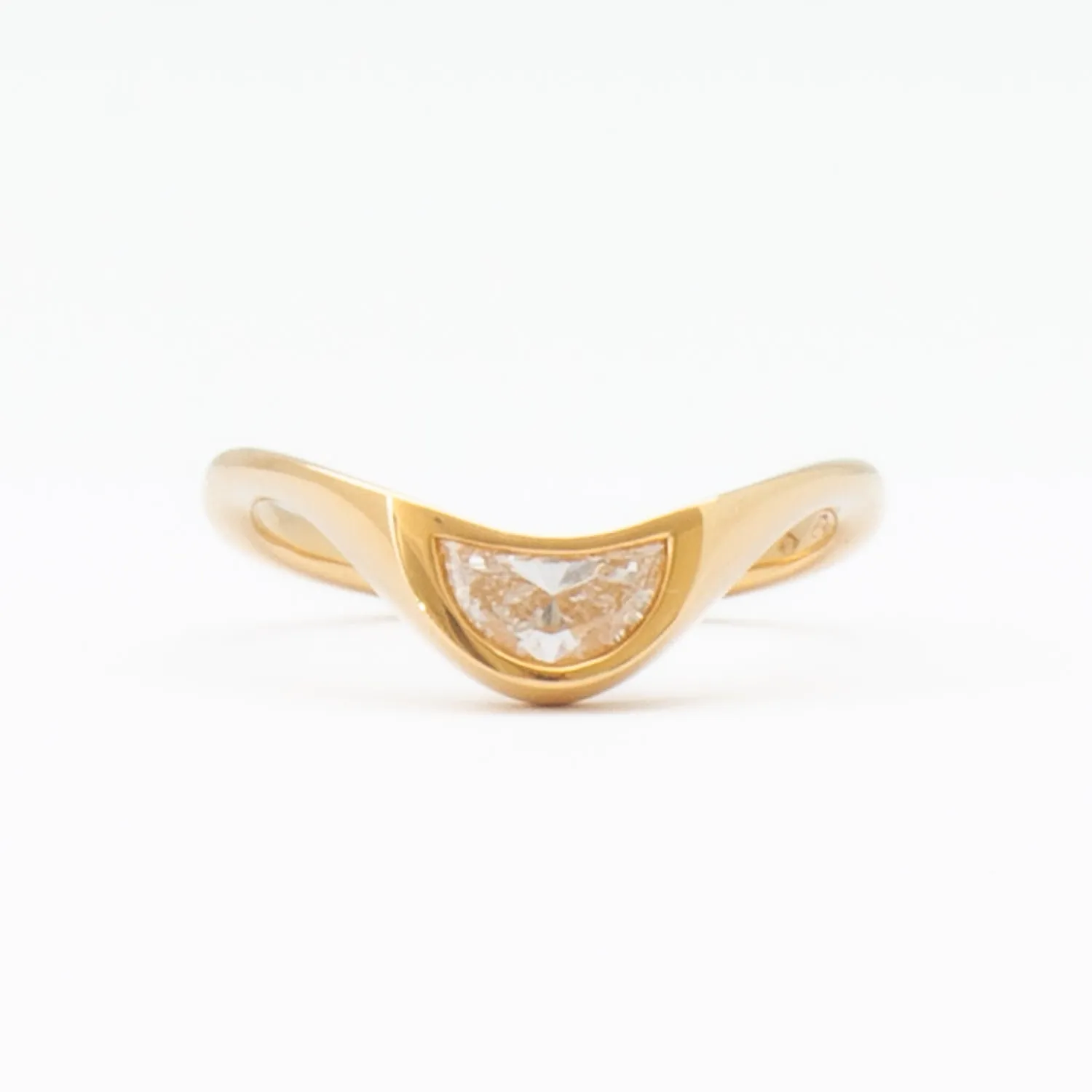 Tycho Crescent Diamond Ring