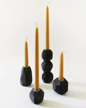 Ugo Candlestick Holders – Walnut