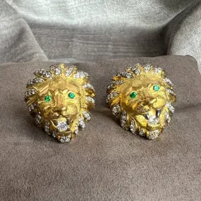 Vintage Lion Cufflinks