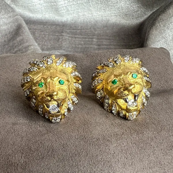 Vintage Lion Cufflinks