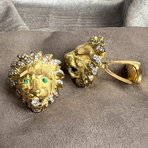 Vintage Lion Cufflinks