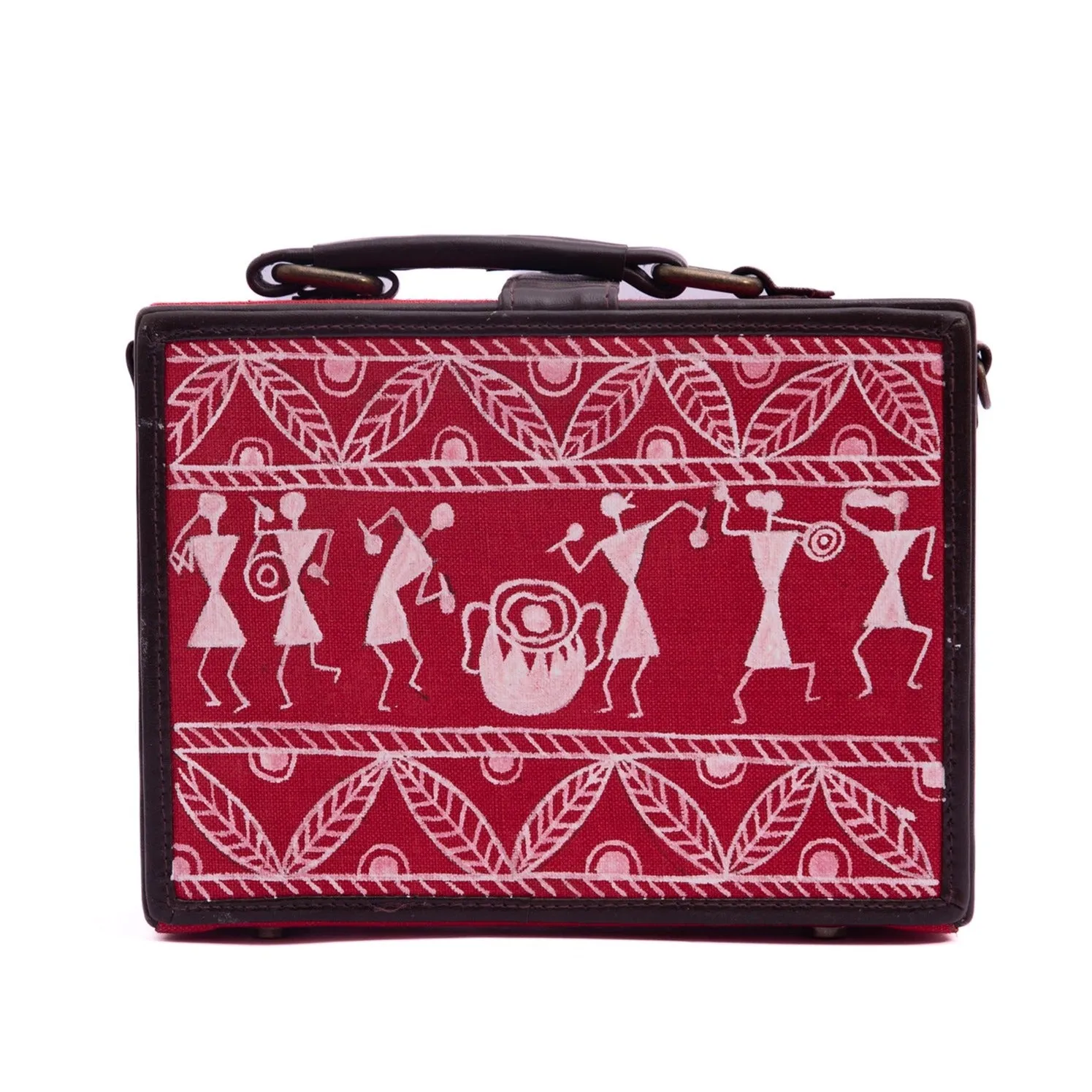 Warli hand painted sling bag for Women