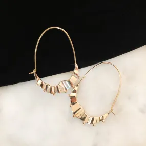 Wavy Hoop Earrings